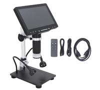 Microscopio digital Gearwell, microscopio electrónico con pantalla IPS de 7 pulgadas, lupa de monedas USB 1080P, cámara de soldadura 50X-1600X, para inspección de PCB y placas de