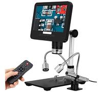 Microscopio digital HD endoscopio, 3D multifuncional industrial doble lente con pantalla única y doble pantalla