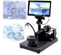 Microscopio digital, LCD de 4.3 pulgadas, aumento de 50-1000X, microscopio biológico con luz LED, ideal para visualización de inscripciones de diamante