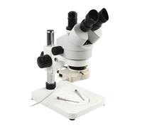 Microscopio Digital, Microscopio Industrial, ampliación estéreo trinocular Zoom Continuo 7X - 45x for el teléfono de Laboratorio PCB Soldadura reparación