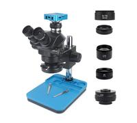Microscopio Digital, Microscopio Trinocular Estéreo Focal, 1080P, 48MP, 2K, 4K, USB, Cámara De Vídeo VGA, 50X, 100X, Conjunto For Reparación PCB Soldadura Teléfono(13MP USB HDMI)