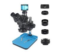 Microscopio Digital, Microscopio Trinocular Estéreo Focal, 1080P, 48MP, 2K, 4K, USB, Cámara De Vídeo VGA, 50X, 100X, Conjunto For Reparación PCB Soldadura Teléfono(48MP 4K HDMI USB)