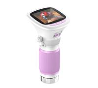 Microscopio Digital para Niños, Pantalla IPS de 2,4", Microscopio Digital Portátil con 8 Luces LED, 200-1000X Zoom, Juguetes Educativos Científicos para Niños de 3 4 5 6 7 8 Años