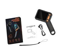 Microscopio digital portátil con pantalla transparente, aumento de 1000X, enfoque automático para el aprendizaje en casa, escuela, fácil de operar, microscopio de luz LED