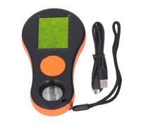 Microscopio digital portátil de 500X, lupa digital portátil con diseño ergonómico de luz de pantalla de 2 pulgadas 12 Soporte de lenguaje para leer joyas electrónicas e inspección