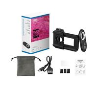 Microscopio digital portátil de bolsillo con lente de zoom con luz LED ajustable, cámara portátil para teléfono inteligente con filtro CPL
