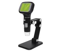 Microscopio Digital Portátil de Mano con Pantalla IPS, Aumento 1600X, Cámara HD para Fotos y Vídeos, Batería Recargable, Microscopio USB para Reparaciones, Educación y Coleccionismo