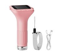 Microscopio digital portátil | Juguete científico 1000X - Lupa de bolsillo para exteriores, para jóvenes aprendices y exploradores Actividades educativas en familia y vacaciones, rosa, Se référer au