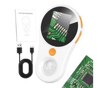 Microscopio Digital Portátil,Lupa Digital - Lupa de Bolsillo para Minerales Relojes con Pantalla IPS y 500X Aumento