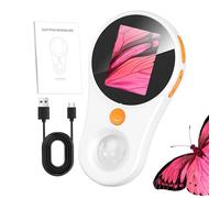 Microscopio Digital Portátil - Lupa para Observación de Plantas,Lupa de Bolsillo para Minerales Relojes con Pantalla IPS y 500X Aumento