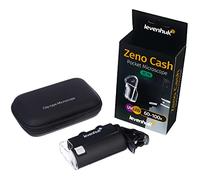 Microscopio Educativo de Campo de Bolsillo con Pinza Levenhuk Zeno Cash ZC10 60-100x, con Iluminación LED y UV, para Niños, Estudiantes y Uso Profesional, Compatible con iPhone y Android