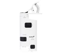 Microscopio Educativo de Campo de Bolsillo con Pinza Levenhuk Zeno Cash ZC12 40-60x, con Iluminación LED y UV, para Niños, Estudiantes y Uso Profesional, Compatible con iPhone y Android