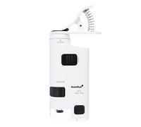 Microscopio Educativo de Campo de Bolsillo con Pinza Levenhuk Zeno Cash ZC16 100-150x, con Iluminación LED y UV, para Niños, Estudiantes y Uso Profesional, Compatible con iPhone y Android
