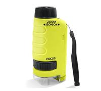 Microscopio Educativo for niños con luz LED, 60-120 aumentos, portátil, Mini microscopio biológico, Kit de Lupa Mano for Laboratorio(3)