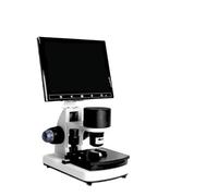 Microscopio electrónico Profesional con Pantalla LCD de 9 Pulgadas, microscopio monocular estereoscópico con Aumento de 800X microscopi portatil(8-Inch)