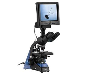 Microscopio Escolar PCE-IDM 3D trípode Moderno y ergonómico trinocular