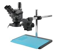 Microscopio Estéreo Ajustable Focal Simul De Laboratorio Industrial, Conjunto Trinocular For Reparación Relojes Joyería Y Teléfono NíTido Y Preciso