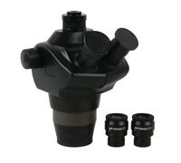 Microscopio estéreo binocular trinocular industrial de laboratorio con aumento de zoom confocal continuo Imágenes claras