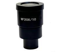 Microscopio estéreo ocular WF10X2022 WF20X1012, lente de vidrio óptico recubierto FMC, carcasa de metal, diseñado para microscopios de interfaz de 30 mm (WF20X/10)