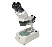 Microscopio Estereoscópico Levenhuk 3ST (20-40x) para Observaciones en 3D de Joyas, Minerales, Monedas y Otros Objetos de Interés