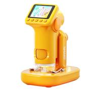 Microscopio Fora niños, ampliación de 100-1600X, cámara portátil de Mano, Lupa de Mano educativa, Kit científico Ideal Fora niños de 3 a 12 años, Regalo Escolar