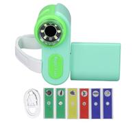 Microscopio Infantil 1000X Handheld Digital, microscopio portátil con Pantalla de Color de 2 Pulgadas, Herramienta educativa para jóvenes científicos (Green)