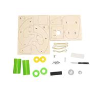 Microscopio infantil de madera de aumento, juego de microscopios para aprendizaje temprano, rompecabezas para la escuela de guardería | Multipropósito al aire libre interior utility