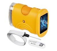Microscopio Infantil - Digital Recargable 1000X | Microscopio Educativo con Pantalla IPS De 2" | Stem para Niños Y Niñas, Laboratorio, Hogar, Escuela Y Aire