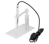 Microscopio,Jadpes Lupa de microscopio Digital, Pluma de Metal Microscopio Endoscopio Conector USB Soporte de cámara Cámara Web Lupa Lupa para Mantenimiento de teléfonos móviles/