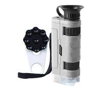 Microscopio Manual - Ampliación 100X - Microscopio Portátil | Juguete Científico Educativo para Niños Aprendizaje Científico Exploración Al Aire Proyectos En El Aula