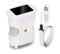 Microscopio manual para niños - Juguete científico recargable 1000X | Microscopio portátil digital con pantalla de 5 cm - Ideal para escuela, laboratorio, naturaleza, niños y niñas