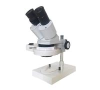 Microscopio Microscopio Binocular, microscopio Industrial Iluminado 10x-20x-30x-40x con Ocular WF10X (Color : with Light, Magnification : 10X 30X and 40X)