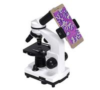 Microscopio Microscopio biológico, 40x-1600x Compuesto LED Microscopio monocular Estudiante Microscopio Biológico Exploración Smartphone Adaptador