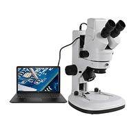 Microscopio Microscopio, cámara incorporada Ocular electrónica USB Zoom 3.5 90x Microscopio estéreo Binocular HD de Arriba/Abajo Luz LED (Magnification : 3.5X 45X)