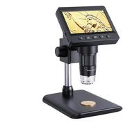 Microscopio, Microscopio Digital de 4,3 Pulgadas, 1080P, 50-1000x, con Monedas, 2000 mAh, for Soldadura, reparación de electrónica, PCB, PC y portátil.