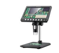 microscopio, Microscopio Digital IPS De 7 Pulgadas, 5 MP, Lente De Moneda, Aumento De 1200X, Vídeo, 8 Luces LED para Adultos