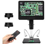 Microscopio, Microscopio Digital trinocular 2000X 2160P Compatible con conexión a PC for verificación de Soldadura de PCB y reparación de teléfonos. Productos de Laboratorio y científicos