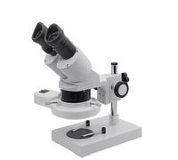 Microscopio, Microscopio estereoscópico 20X 40X con iluminación anular for inspección de PCB, microscopios industriales, Soldadura y reparación.