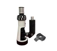 Microscopio Microscopio metalográfico de Mano, monocular portátil, Herramienta de evaluación de aleaciones metálicas, microscopio metalúrgico con luz LED