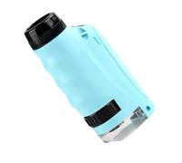 Microscopio Mini - 60X-120X Aumento Juguete De Experimento Científico - Microscopio De Bolsillo con Luz LED | para Niños Laboratorio Escolar Aprendizaje Stem Experimentos Descubrimiento Regalos