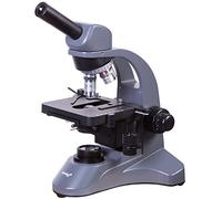 Microscopio Monocular de Laboratorio Levenhuk 700M con Luz LED, Aumento de 40-2000x, Filtros Azul, Amarillo y Verde Incluidos en el Kit