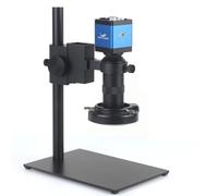 Microscopio monocular de video digital 4K USB HDMI VGA de 48 MP con zoom continuo 180X C-Mount herramientas de reparación de teléfono (juego B)