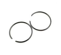 Microscopio Ocular de 21mm y 24mm, micrómetro, Anillo de Soporte de retícula, Regla Ocular de Acero de tungsteno, Herramienta de instalación, Anillos de fijación(1PC 24mm Ring)