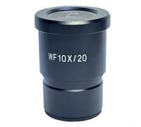 Microscopio ocular WF10X2022 WF20X1012 con interfaz de 30 mm, carcasa de metal, lente de vidrio óptico recubierto FMC que proporciona un amplio campo de visión y brillo mejorado (WF10X/20)