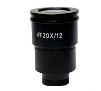 Microscopio ocular WF10X2022 WF20X1012 con interfaz de 30 mm, carcasa de metal, lente de vidrio óptico recubierto FMC que proporciona un amplio campo de visión y brillo mejorado (WF20X/12)