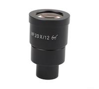 Microscopio ocular WF10X2022 WF20X1012, interfaz de 30 mm, lente de vidrio óptico recubierto FMC para una imagen clara brillante, durabilidad del producto de carcasa de metal (WF20X/12)
