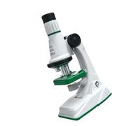 Microscopio óptico portátil de 200x a 1200x, funciona con pilas, luz LED integrada para exploración científica para niños