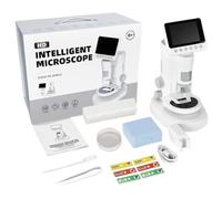 Microscopio para - 100X-1000X Juguete Educativo | Microscopio Digital Portátil - Para Jóvenes Aprendices Apasionados Ciencias Escuela En Casa Viaje Camping