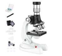 Microscopio para : Juego Inicial de Metal, Mini microscopios monoculares de Laboratorio, Kit de Descubrimiento científico, Herramienta de Aprendizaje para Estudiantes | Juego de microscopio de me