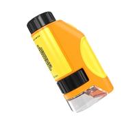 Microscopio para niños - 3.8 pulgadas visor de mano | Herramienta óptica ABS - LED 50-300X Escuela de ciencia portátil para estudiantes Exploración al aire Fácil de enfocar Aprendizaje de